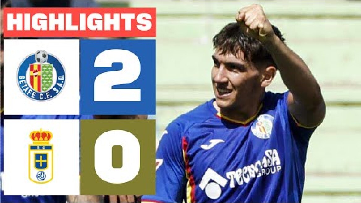 GETAFE CF 2 - 0 REAL OVIEDO | RESUMEN LALIGA EA SPORTS