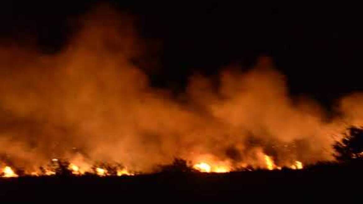 iliaoikonomia.gr - Φωτιά στην Σπιάντζα Πύργου 15-4-2018