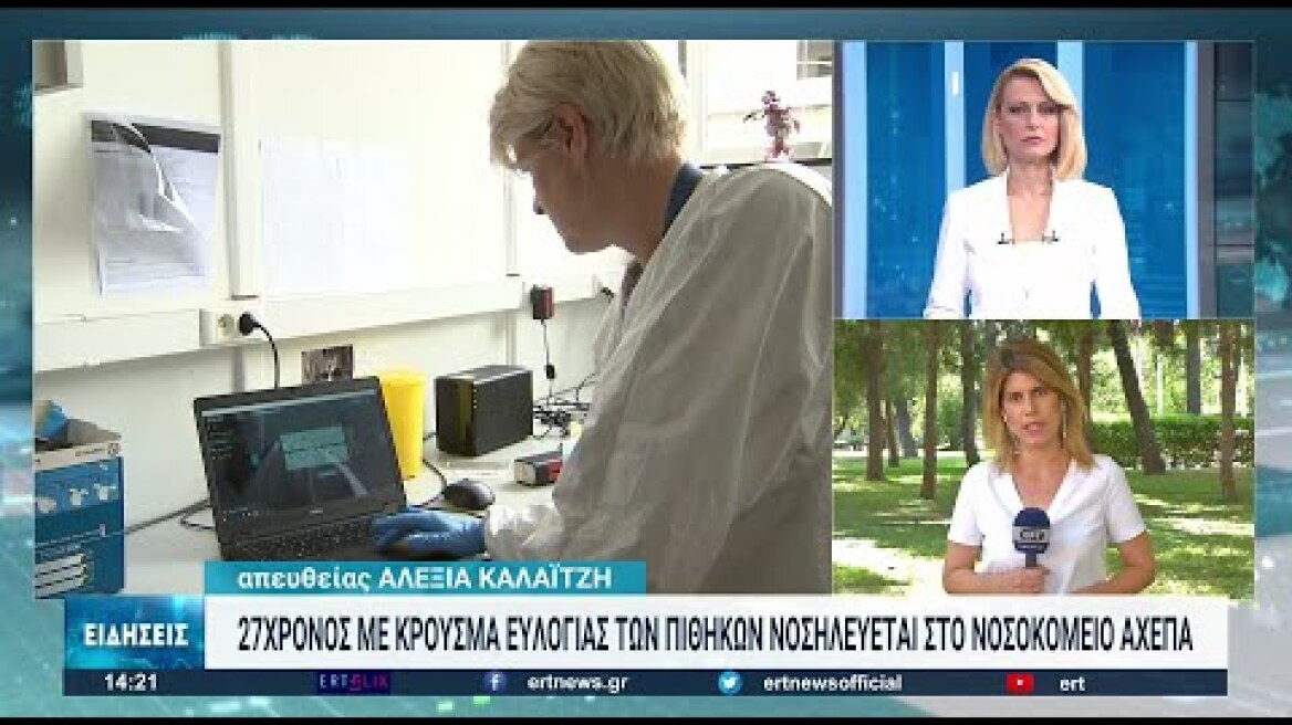 Κρούσμα της ευλογιάς των πιθήκων νοσηλεύεται στο ΑΧΕΠΑ | 09/08/2022 | ΕΡΤ