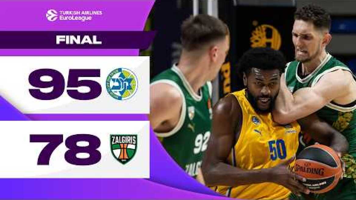 IMPRESSIVE Dominance | Maccabi - Zalgiris | BASKETBALL HIGHLIGHTS R18 2024-25