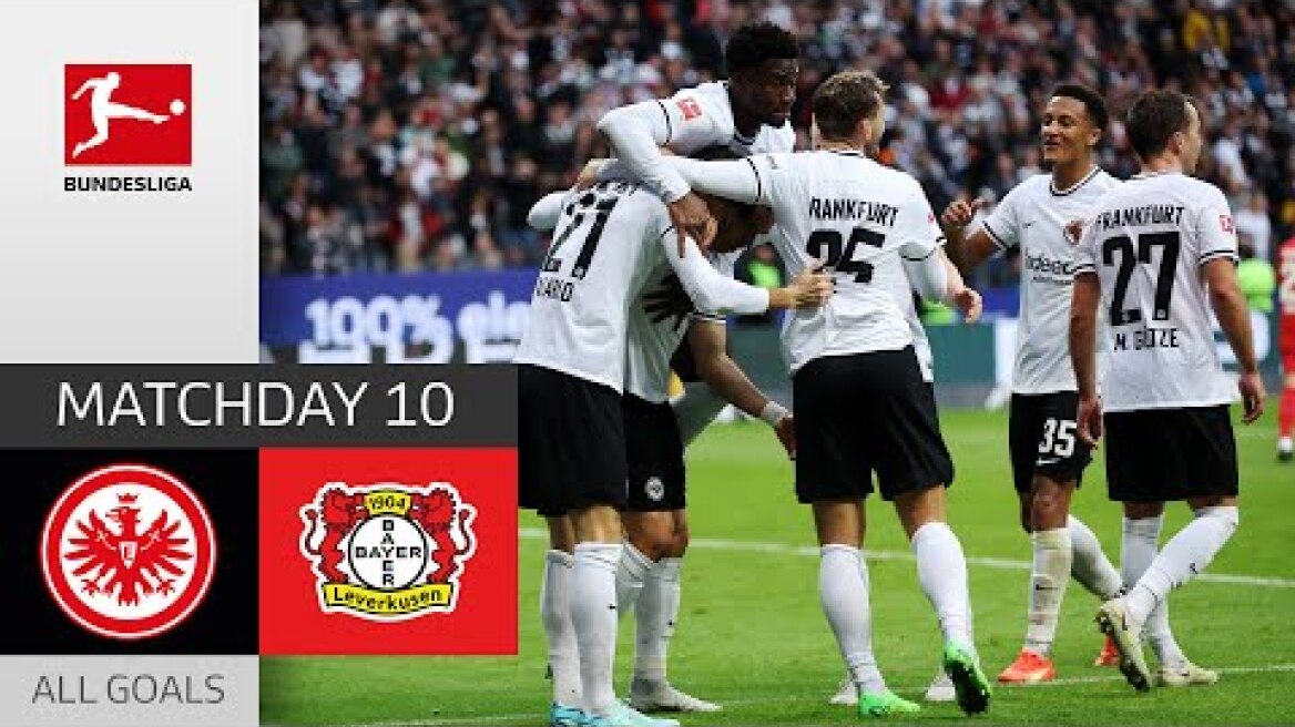 SGE upset Xabi Alonso's Bayer | Frankfurt - Bayer 04 Leverkusen 5-1 | All Goals | MD 10 – Bundesliga