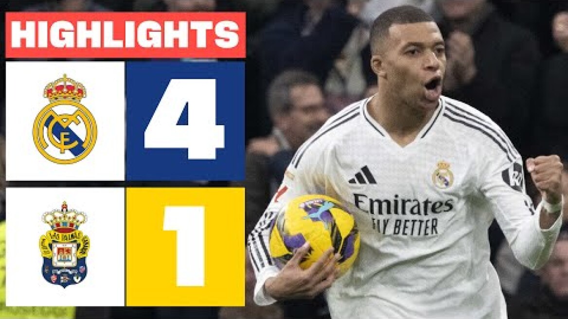 REAL MADRID 4 - 1 UD LAS PALMAS I RESUMEN LALIGA EA SPORTS