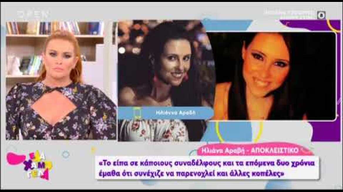 Η Ηλιάνα Αραβή καταγγέλλει διάσημο κωμικό ηθοποιό για σεξουαλική παρενόχληση