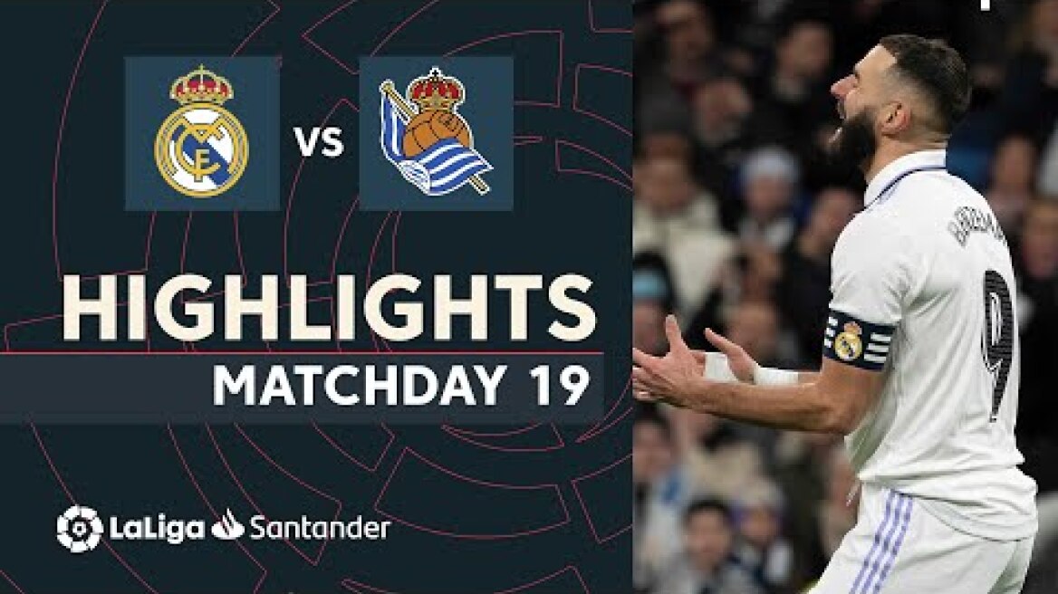Resumen de Real Madrid vs Real Sociedad (0-0)
