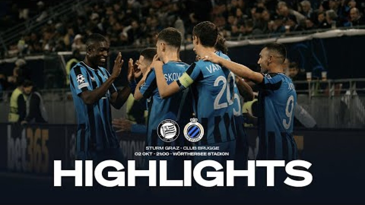 STURM GRAZ - CLUB BRUGGE | HIGHLIGHTS | 2024-2025
