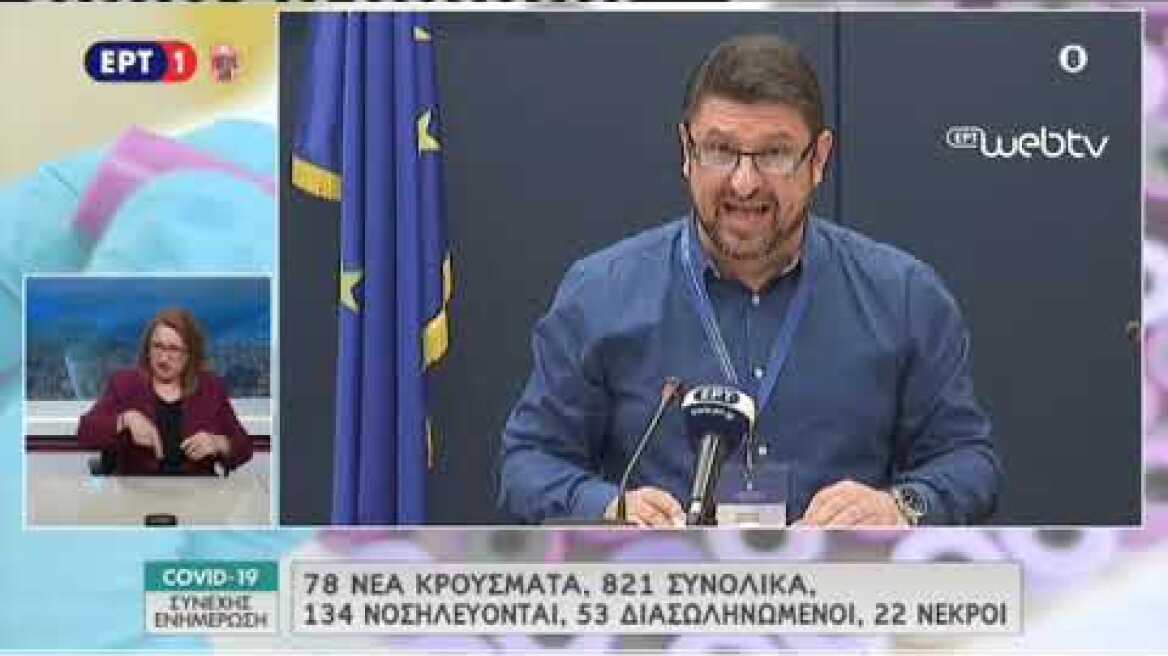 Δηλώσεις Νίκου Χαρδαλιά 25/03/2020