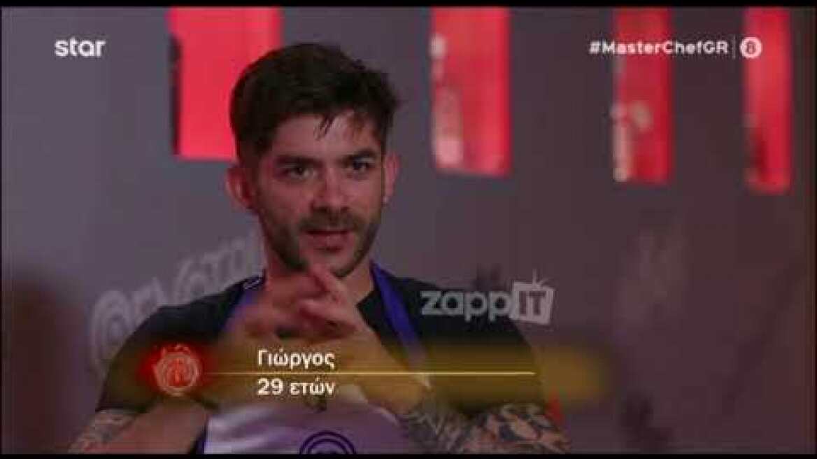 MasterChef: Η Κατερίνα Λένη "την λέει" με... χαμόγελο στο Γιώργο Λασκαρίδη