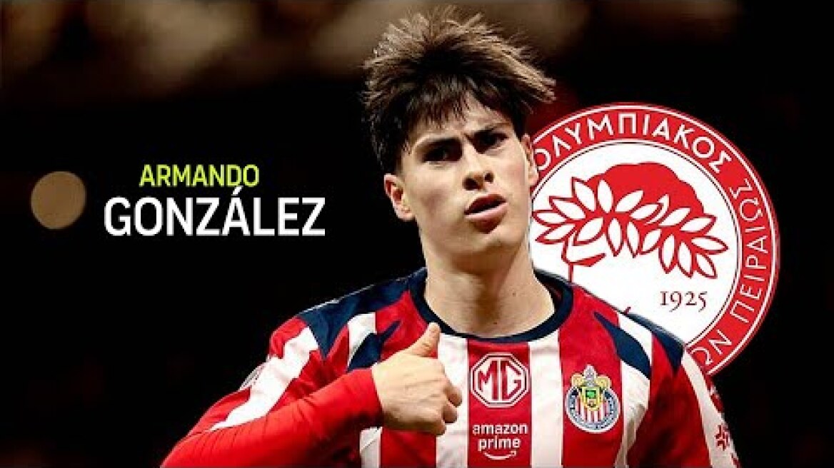 Is Armando González Olympiacos' Next Superstar Striker? 🇲🇽🔥 | Best Goals & Skills