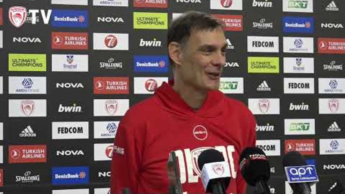 Μπαρτζώκας: "Πρέπει να εκτελέσουμε το πλάνο μας"