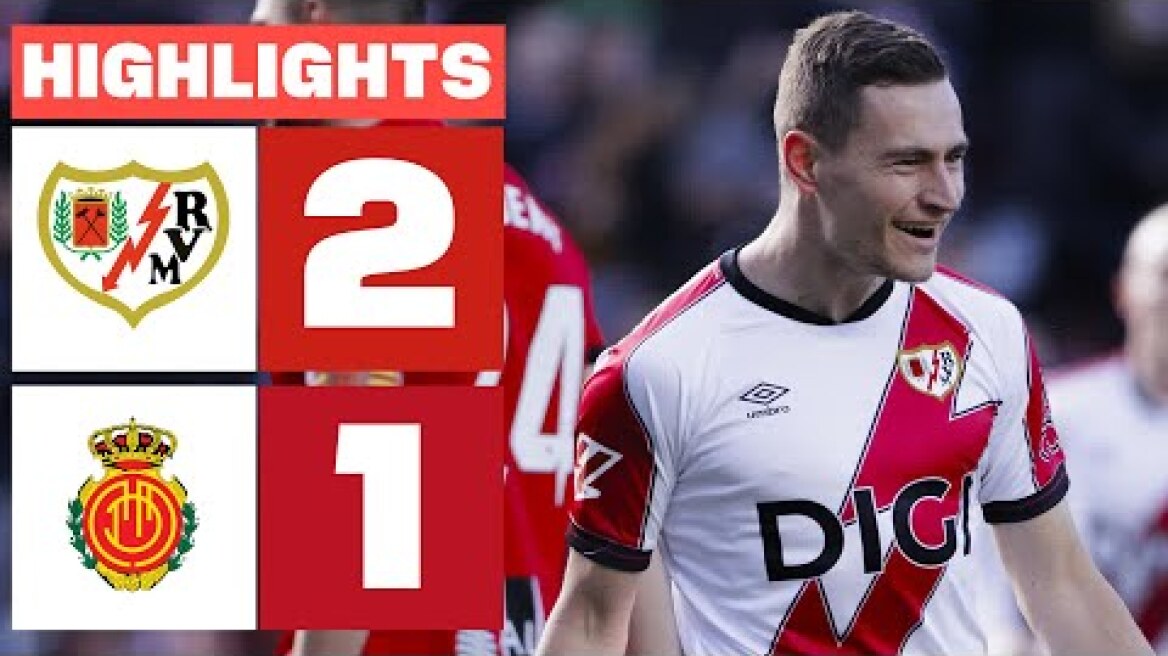 RAYO VALLECANO 2 - 1 RCD MALLORCA | RESUMEN LALIGA EA SPORTS
