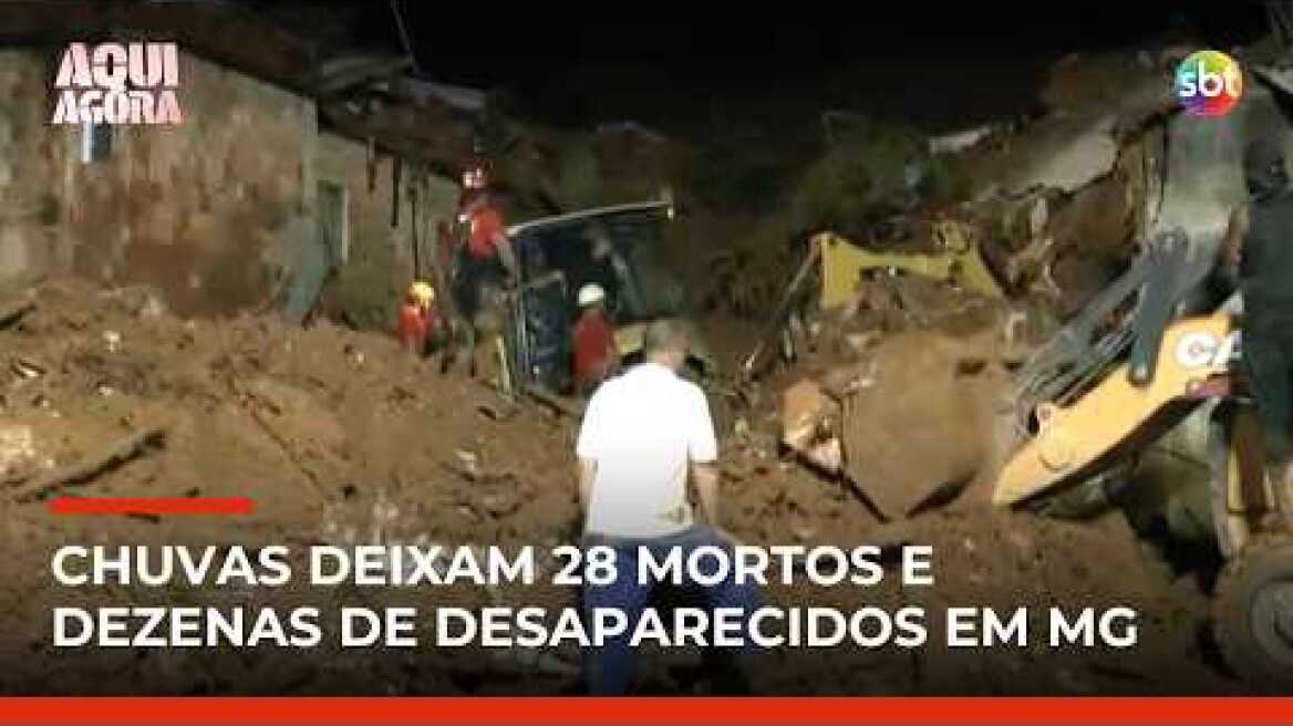 Sobe para 28 o número de mortos pelas chuvas em Minas Gerais; 21 são de Juiz de Fora | #AquiAgora