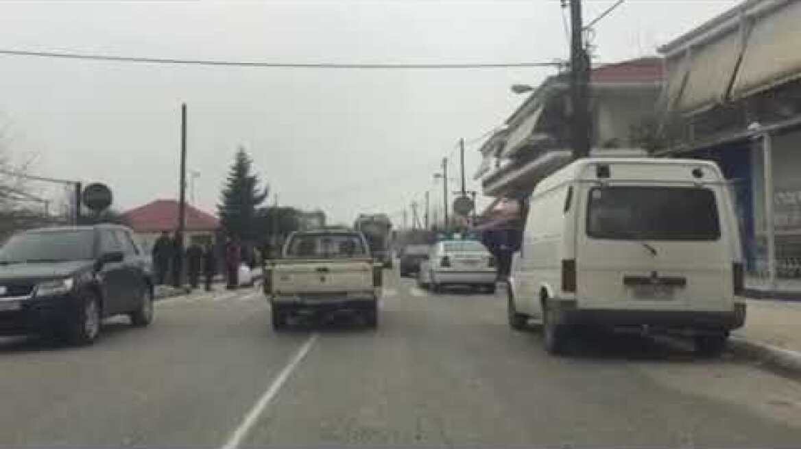 Τροχαίο στο Μεγαλοχώρι Τρικάλων