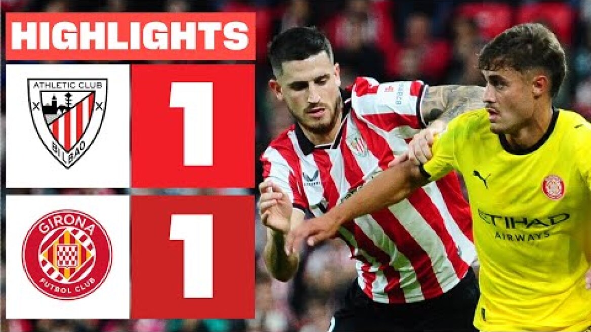 ATHLETIC CLUB 1 - 1 GIRONA FC | RESUMEN LALIGA EA SPORTS