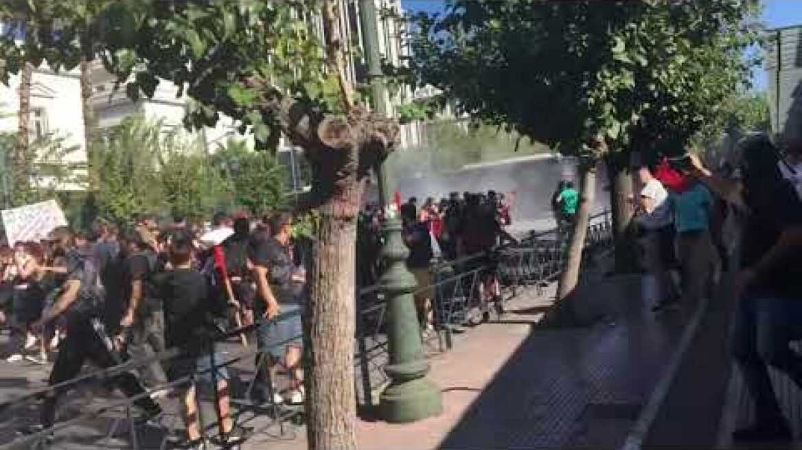 Επεισόδια στην πορεία των φοιτητών