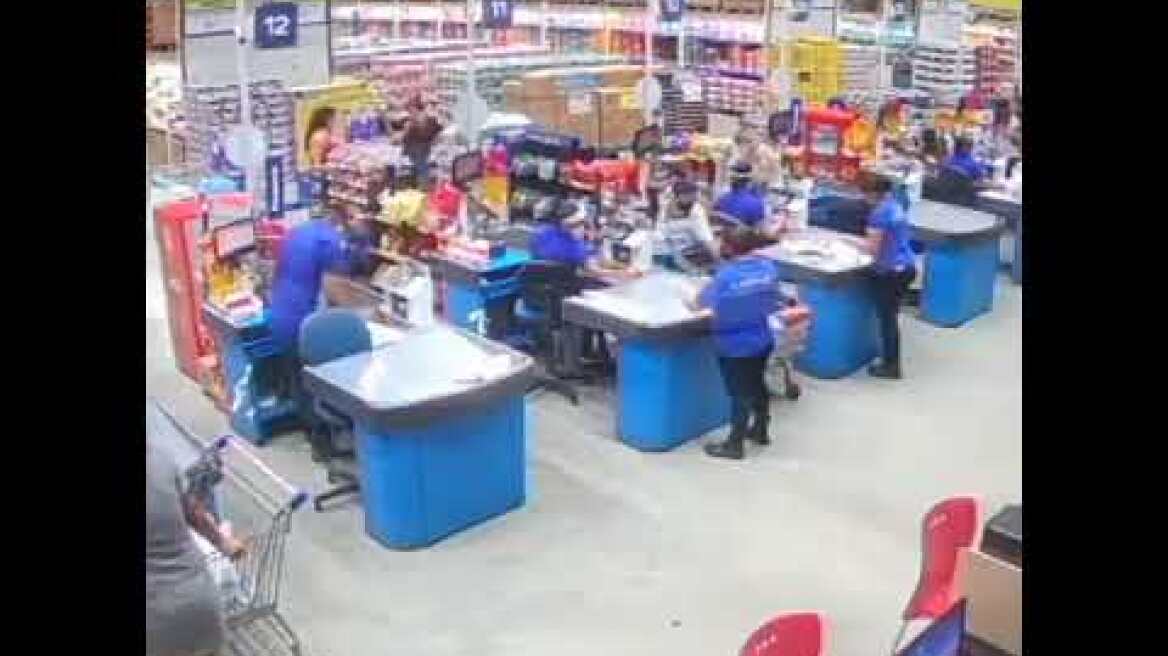 Shelves Collapse Like Dominoes in Brazilian Supermarket, Leaving 1 Dead & 8 Injured