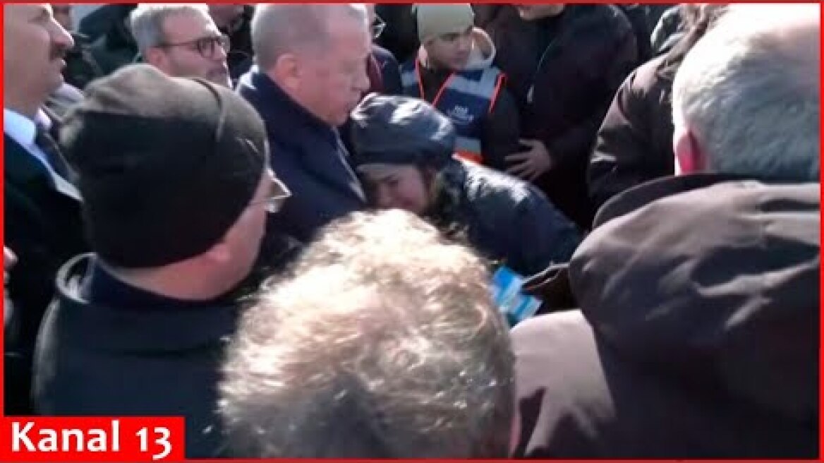 Turkey's Erdogan visits earthquake-hit city