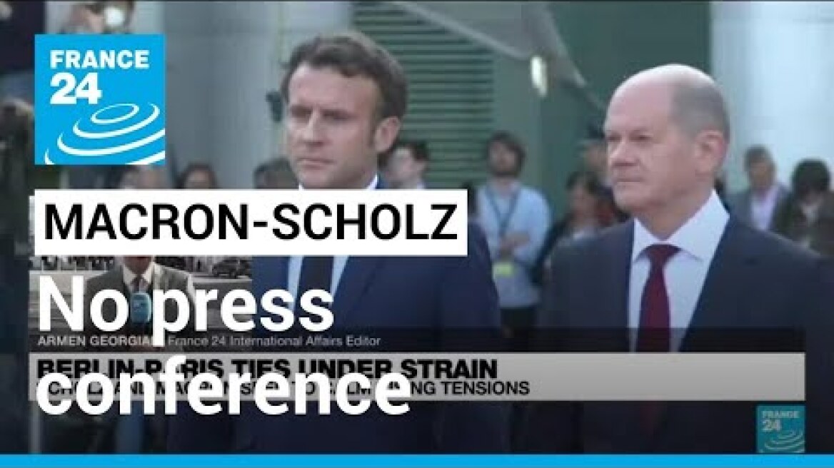 Macron-Scholz meeting: No press conference planned • FRANCE 24 English