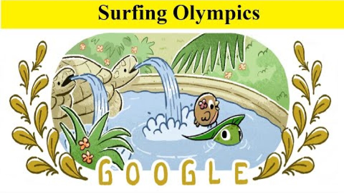 Surfing Olympics :Paris Olympics 2024 Games,Google Doodle for schedule and results, medals