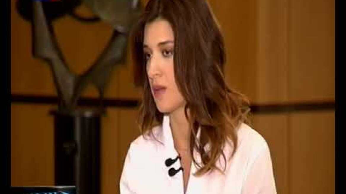 Υφυπουργός εσωτερικών για ζητήματα Μακεδονίας-Θράκης Κατερίνα Νοτοπούλου στην ΕΡΤ