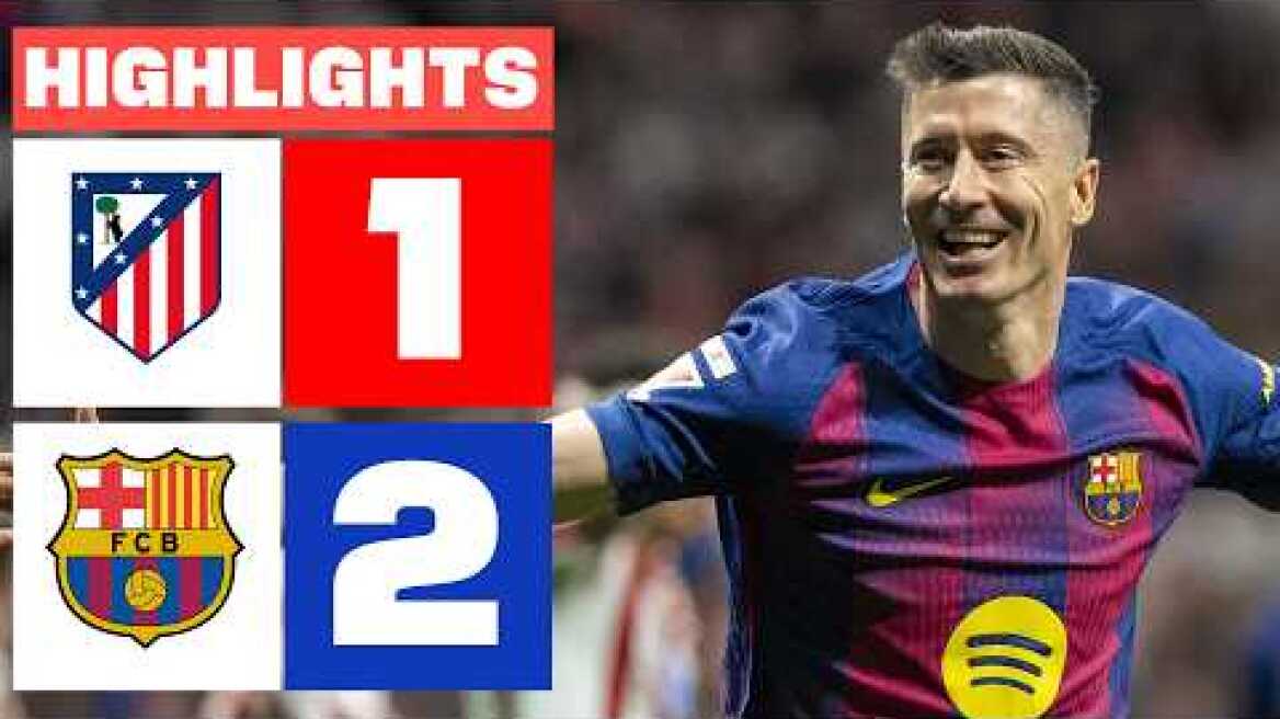 ATLÉTICO DE MADRID 1 - 2 FC BARCELONA | RESUMEN LALIGA EA SPORTS
