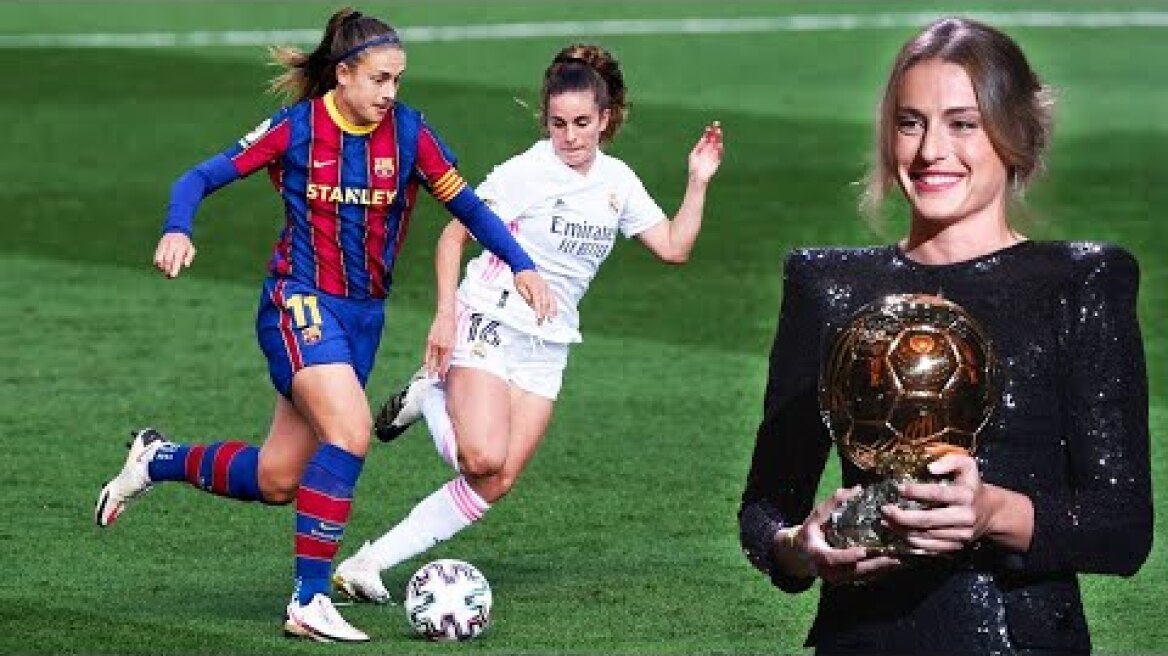 Alexia Putellas just dances with defenders..