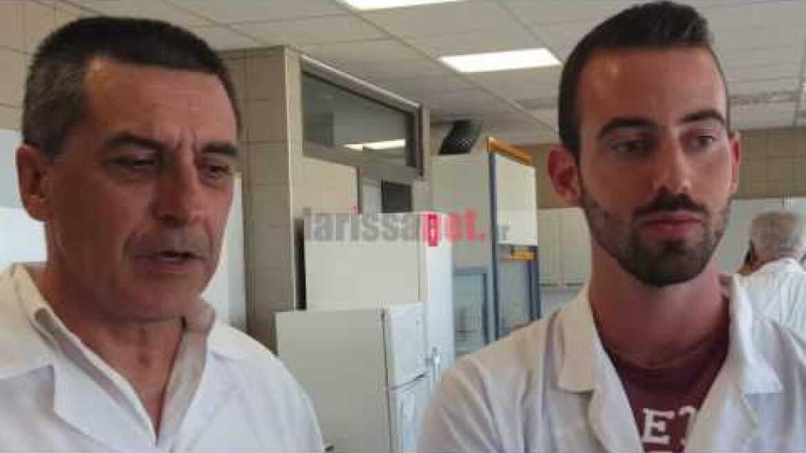 Eπίσκεψη Μητσοτάκη στο τμήμα Βιοχημείας του Πανεπιστημίου Θεσσαλίας