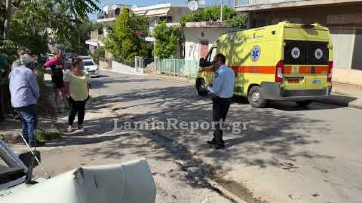 LamiaReport.gr: Σοβαρό τροχαίο μέσα στην πόλη της Θήβας