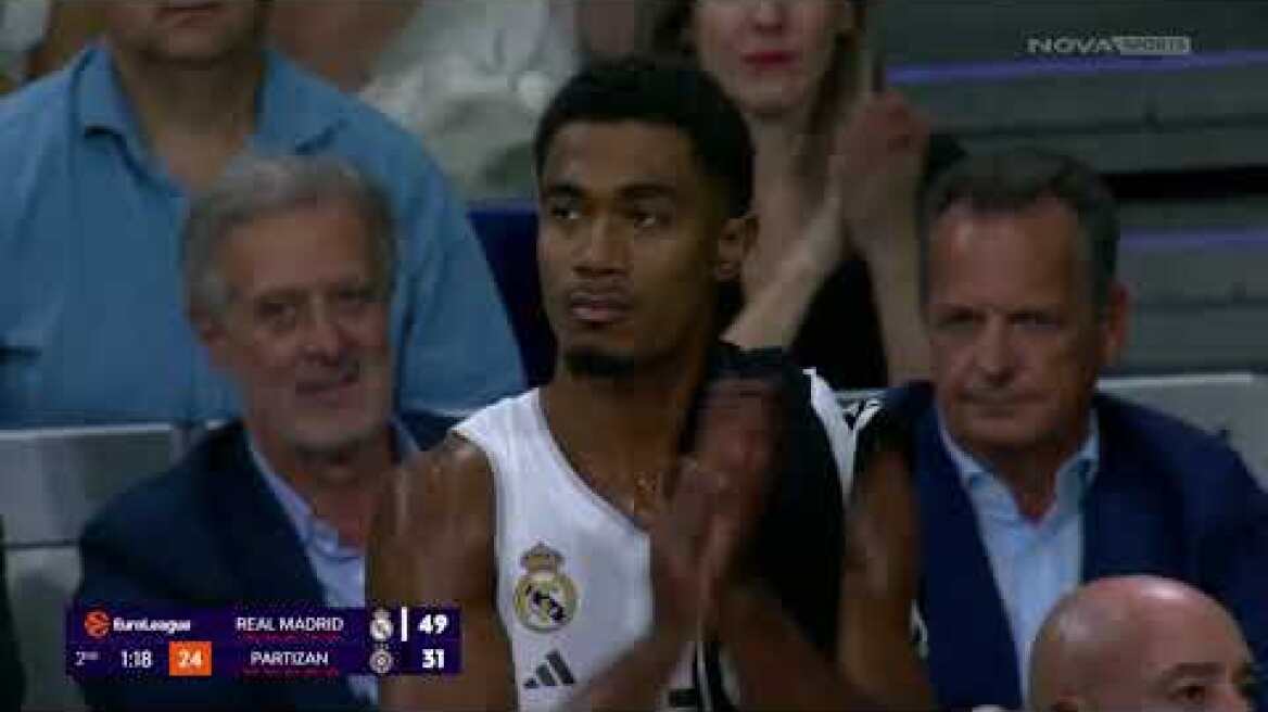 Ρεάλ Μαδρίτης - Παρτίζαν: 93-86 (MD 4, 15/10/25)