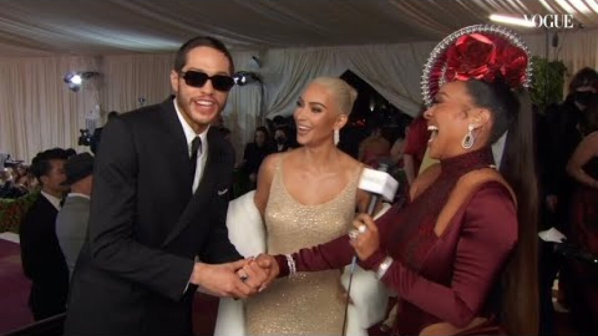 Kim Kardashian and Pete Davidson Vogue Interview | Met Gala 2022