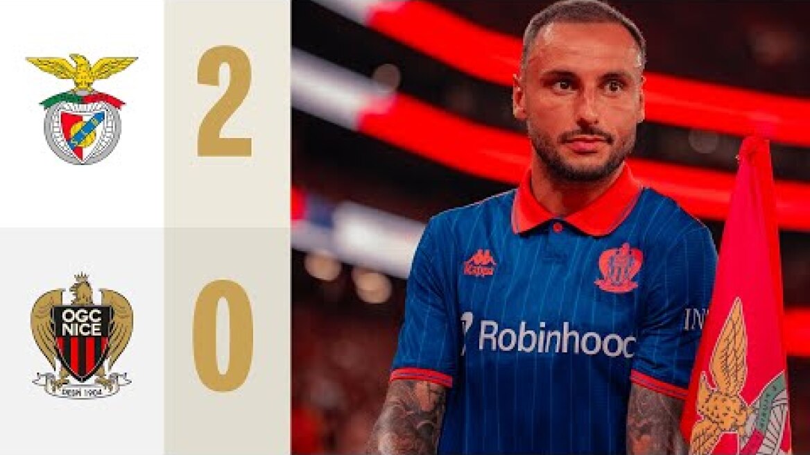 Résumé : Benfica - Nice (2-0) I UEFA CHAMPIONS LEAGUE Q3