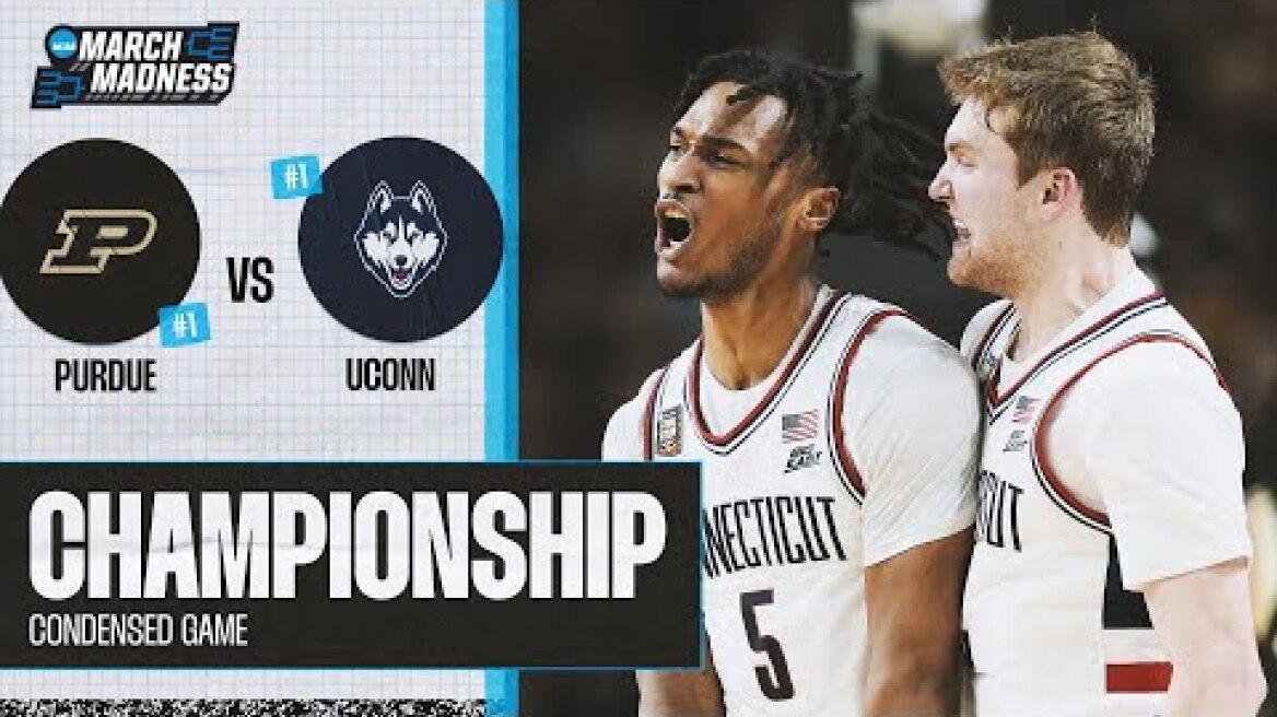 UConn vs. Purdue - 2024 men's National Championship extended highlights