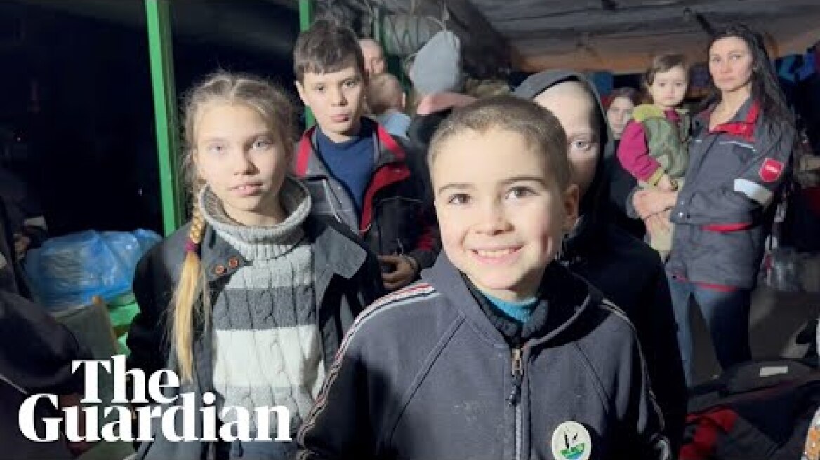 'We want to see the sun': Video shows children in Azovstal bunker
