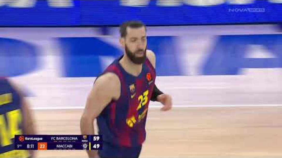 Euroleague: Ήττες για Παναθηναϊκό και Ολυμπιακό που υποχώρησαν στη βαθμολογία, στην κορυφή Χαποέλ και Βαλένθια Mπαρτσελόνα - Μακάμπι Τελ Αβίβ: 93-83 (MD 20, 6/1/25)