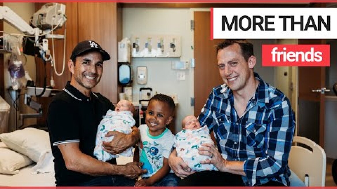 Gay couple became the proud parents of twins after finding a surrogate on Facebook | SWNS TV