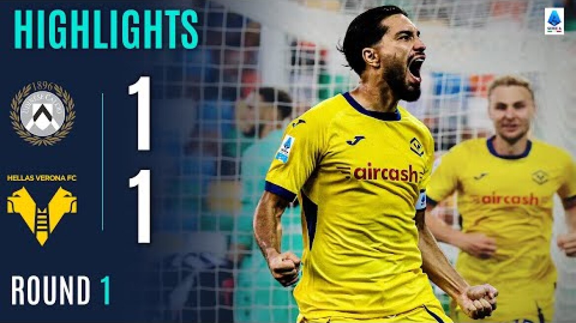 UDINESE-VERONA 1-1 | HIGHLIGHTS | Serdar Rescues Point for Hosts | Serie A 2025/26