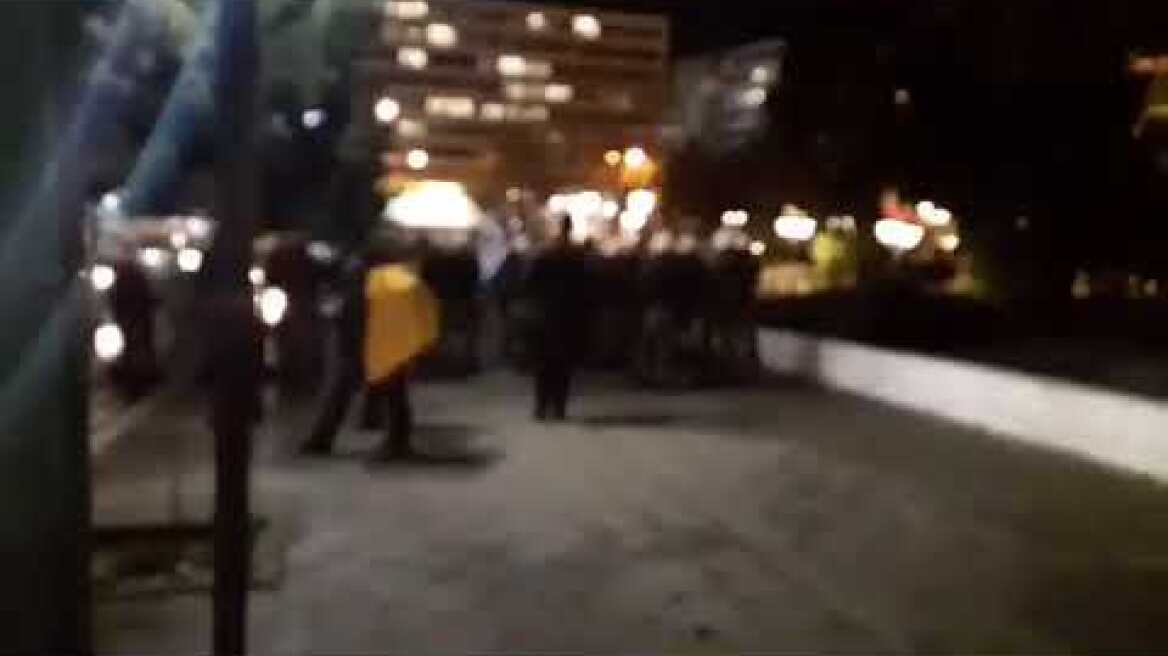 Πορεία διαμαρτυρίας για την κύρωση των Πρεσπών στο κέντρο της Αθήνας