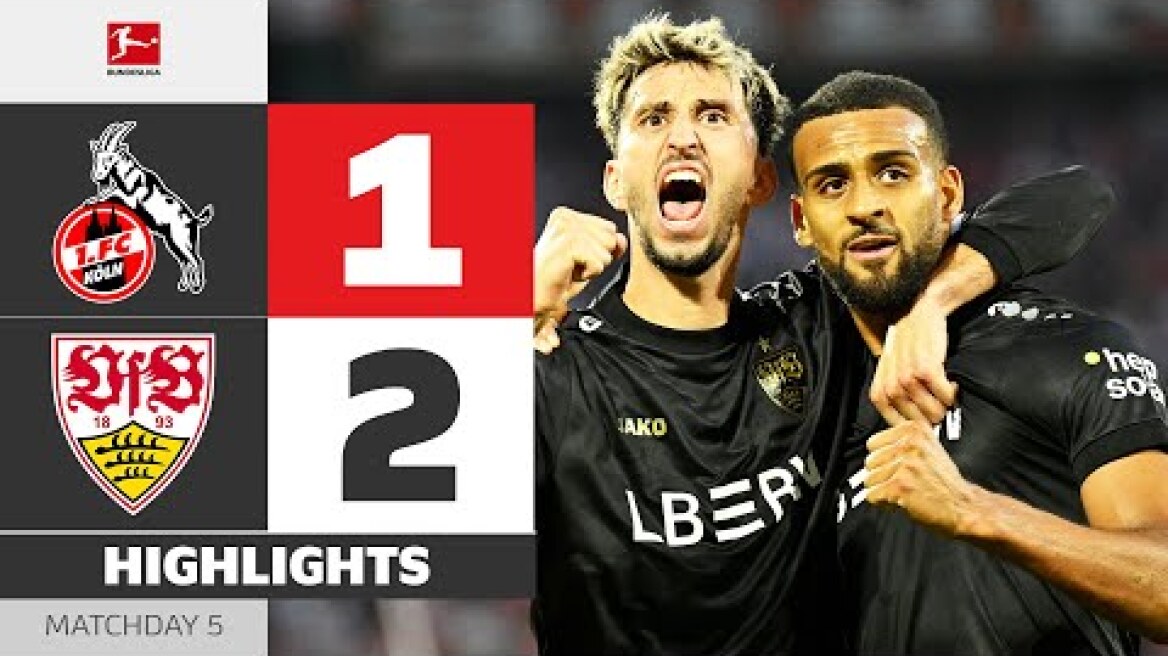 VfB Turns The Game Around | 1. FC KÖLN - VFB STUTTGART | Highlights | Matchday 5 – Bundesliga 25/26