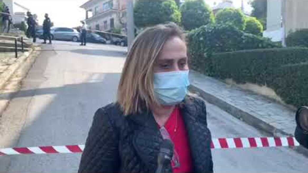 Η Πρόεδρος της ΕΣΗΕΑ στον τόπο της δολοφονίας