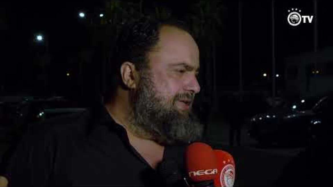 Δηλώσεις κ. Βαγγέλη Μαρινάκη / Mr. Evangelos Marinakis' statement