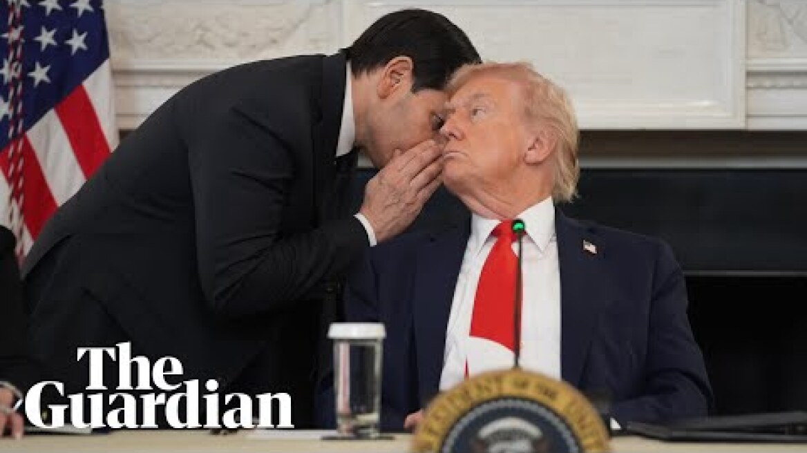 Middle East deal 'very close', says Trump, after being passed note by Rubio