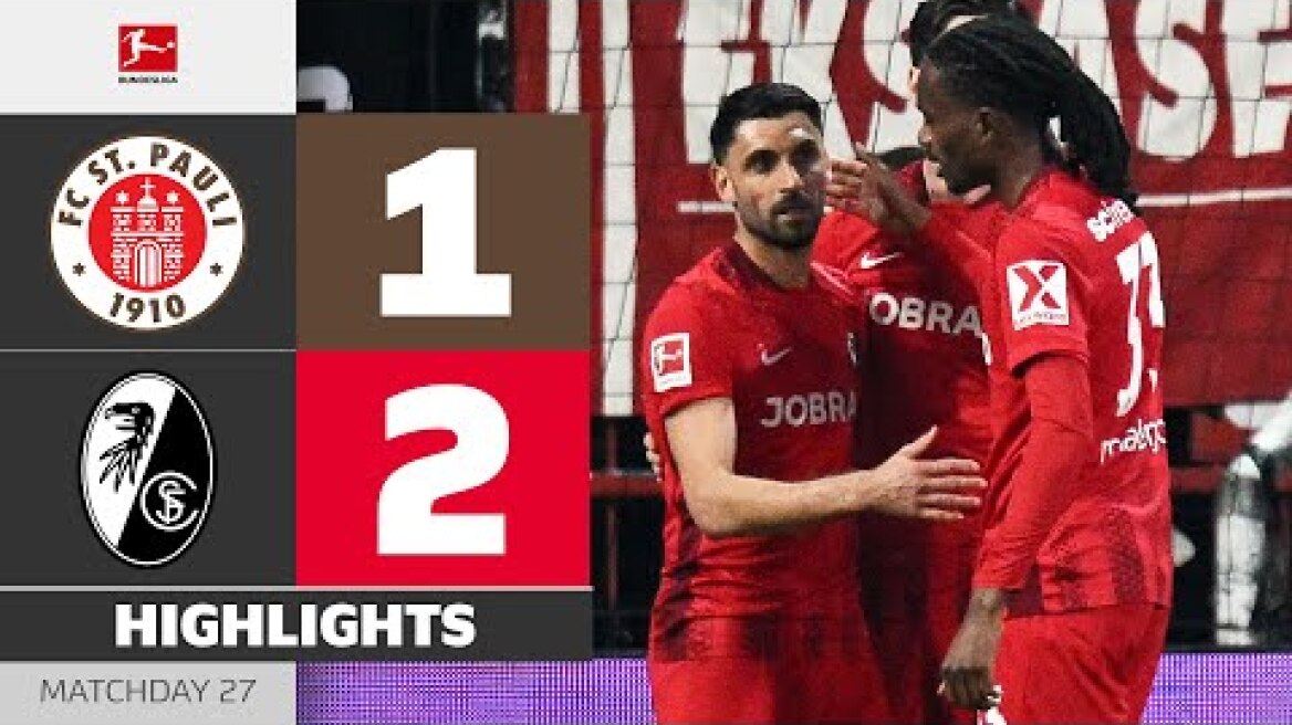 Matanovic At The Double! | ST. PAULI - SC FREIBURG | Highlights | Matchday 27 – Bundesliga 2025/26