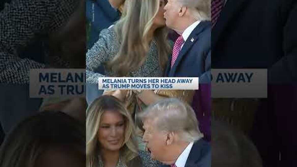 VIRAL: Melania Turns Her Head as Trump Leans in for a Kiss in Awkward Moment