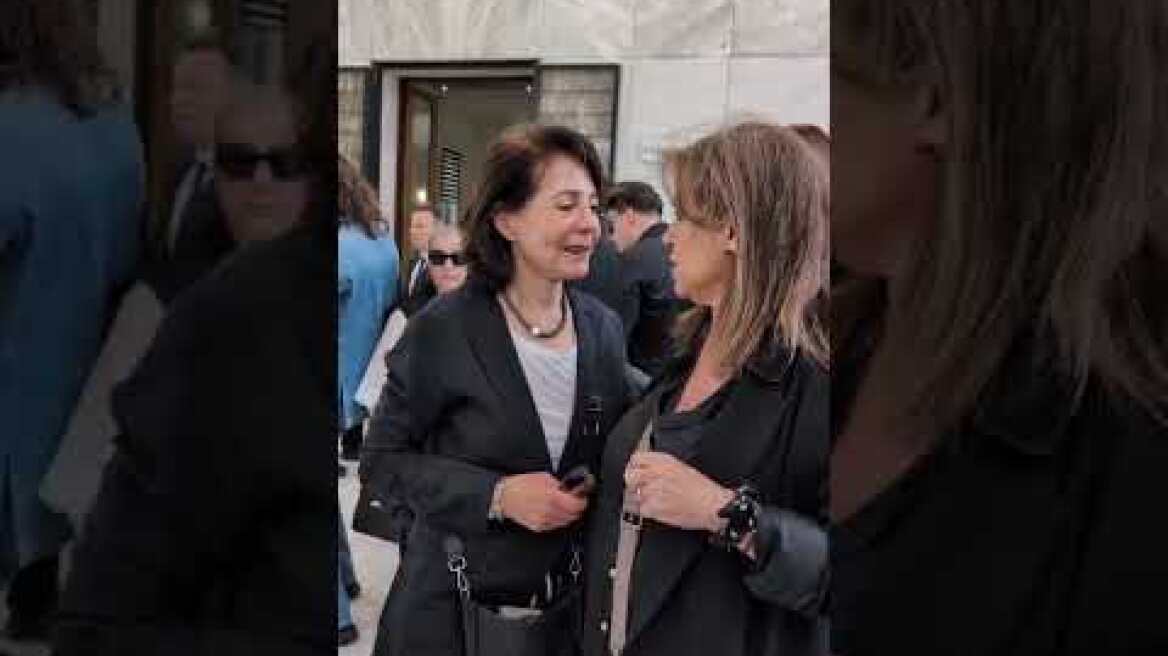 Κηδεία Χρήστου Ροκόφυλλου: Μαρία Δαμανάκη