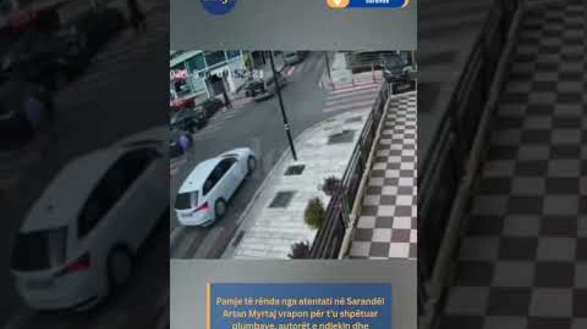 Pamje të rënda nga atentati në Sarandë! Artan Myrtaj vrapon për t’u shpëtuar plumbave...