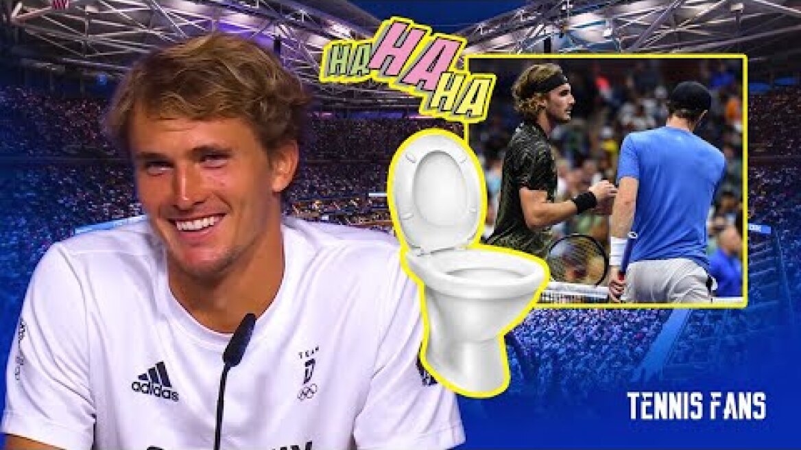 Alexander Zverev "If Tsitsipas doesn't go to the Toilet, HAHAHA" - UO 2021 (HD)