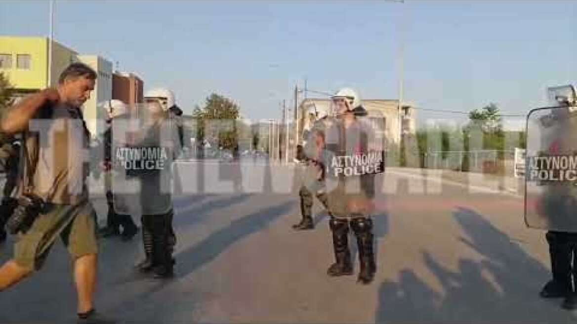 Βόλος: "Μπλόκο" διαδηλωτών σε Ισραηλινούς επιβάτες κρουαζιερόπλοιου