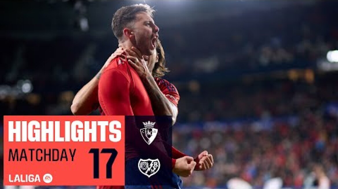 Resumen de CA Osasuna vs Rayo Vallecano (1-0)