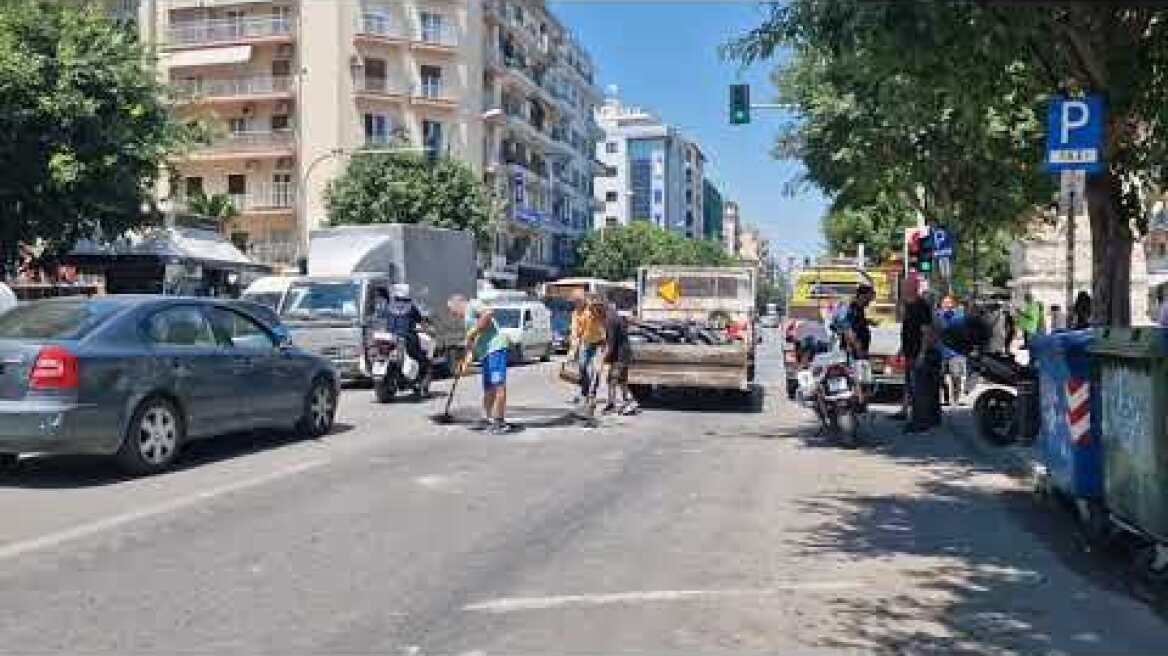 Πηγάδι του 19ου αιώνα πιθανολογείται ότι αποκάλυψε η τρύπα που άνοιξε στο κέντρο της Θεσσαλονίκης(2)