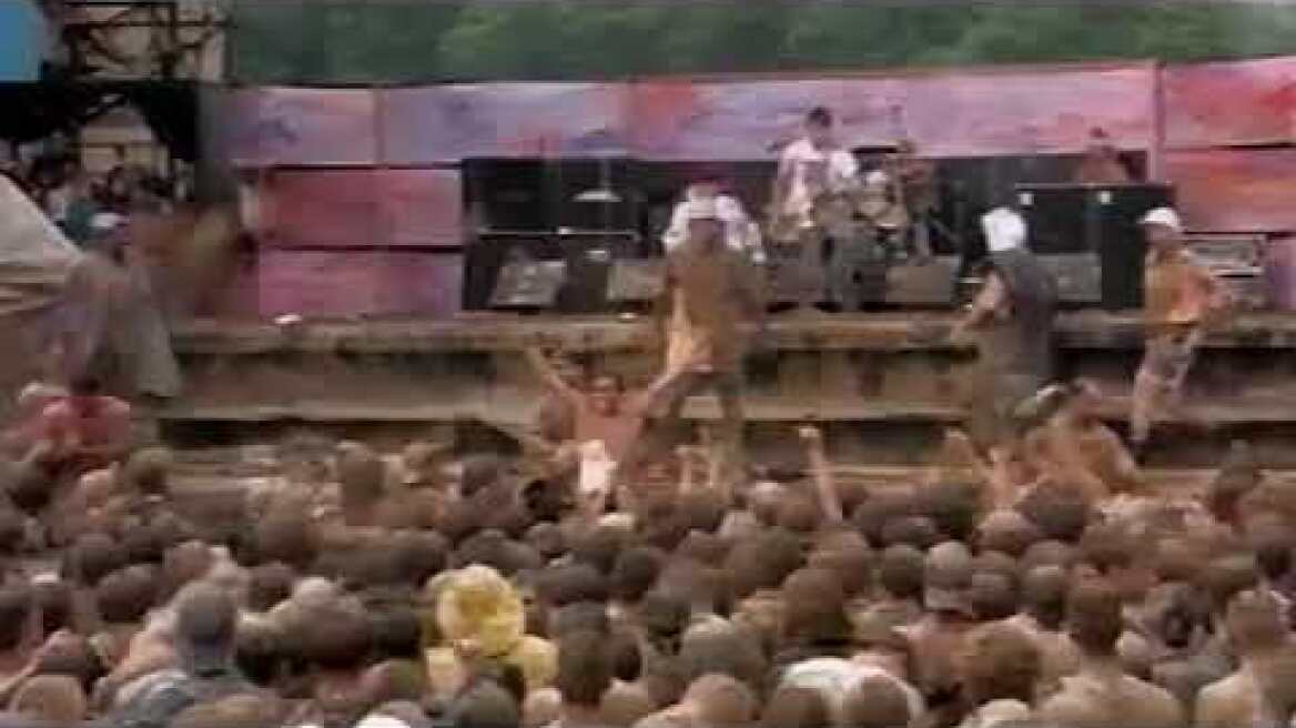 Green Day Woodstock '94 mud fight
