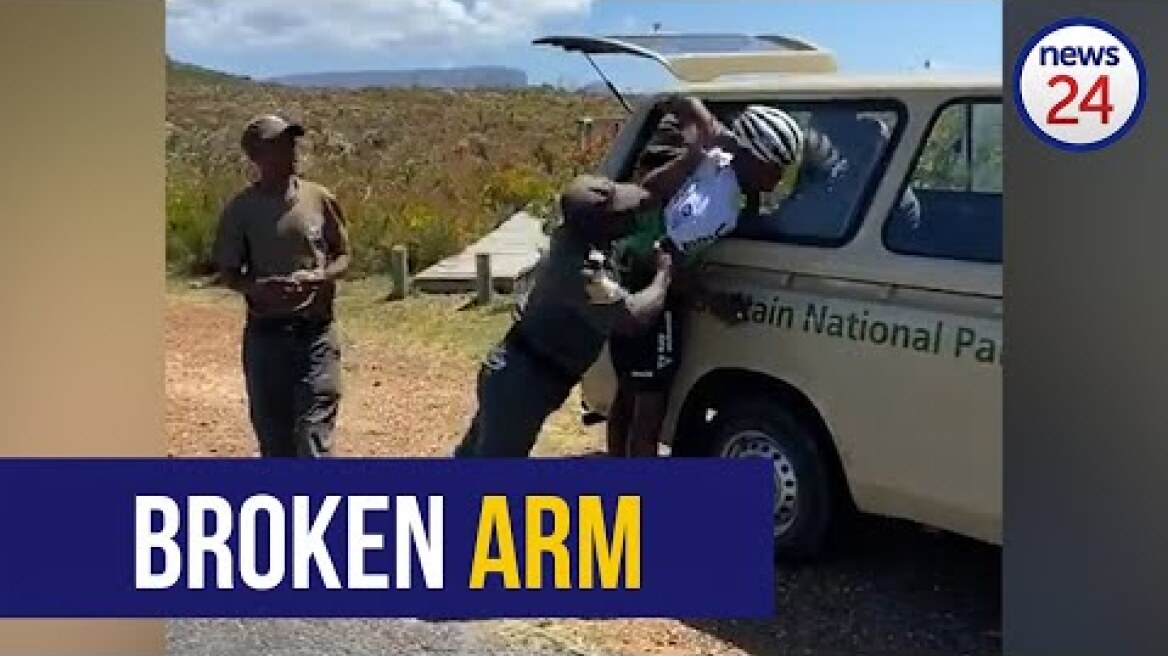 WATCH | SA Cyclist breaks arm in Table Mountain scuffle after he allegedly fails to produce permit